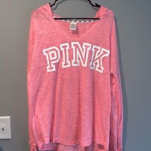 pink sweatshirt